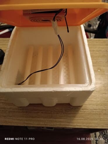 inkubator rus: 16liq - 110 manat 36 liq - 160 manat Üç dəfə istifadə olunub və — 3