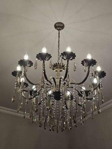 çılcıraq: Çılçıraq, 10 və daha çox lampa, Metal — 1