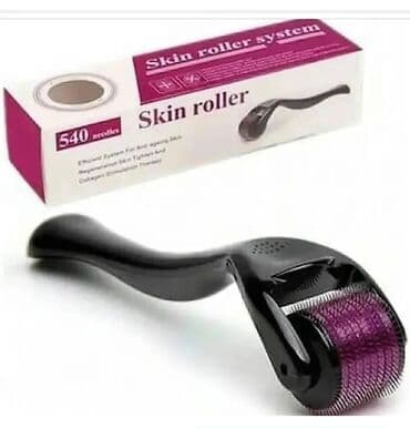 daraldıcı krem: Dermaroller 540 basliqi iynelidi uze istifade.edende hefif deriye. qan — 1