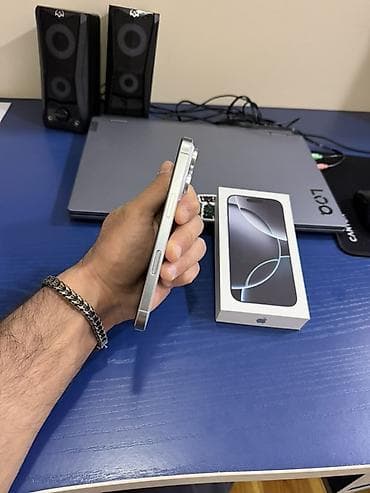 damla su filteri: IPhone 16 Pro, 256 GB, Ağ, Face ID — 6