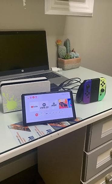 joy mini: Nintendo Switch (OLED ekranlı) oyun konsolu dəsti Xüsusiyyətlər: - — 2