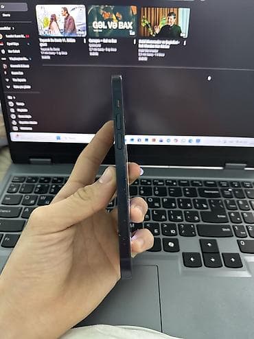 iphone x satilir: IPhone 12, 64 GB, Midnight, Simsiz şarj, Face ID, Sənədlərlə — 2