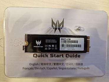 Predator GM7 1TB NVMe SSD (PCIe Gen4 x4, M.2 2280) - Model: GM7-1TB at lalafo.az Predator GM7 1TB NVMe SSD (PCIe Gen4 x4, M.2 2280) - Model: GM7-1TB
