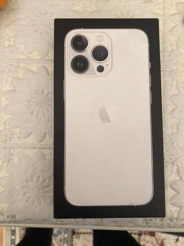 iphone 12 pro max baku: IPhone 13 Pro, 256 GB, Ağ, Simsiz şarj, Face ID — 5