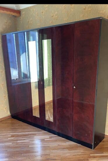 İşlənmiş, Açılan, Düz dolab, Qarderob, paltar dolabı