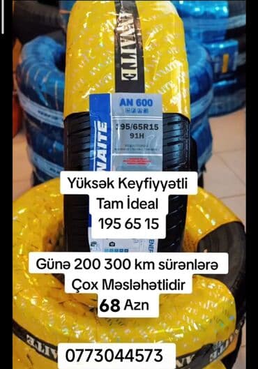 012 masin: Annaite markalı 195/65/15 ölçülü təkər. Bu təkər avtomobiliniz üçün — 1