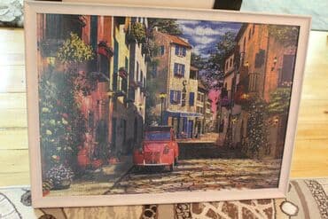 gülçülük: Dekor tablo ölçü 1 metrin 80 santıma çərçivəyə salınıb üzəri — 1