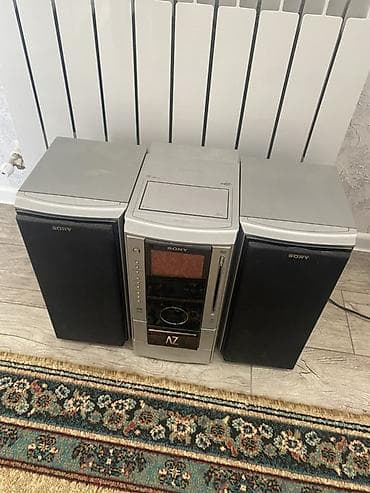 Musiqi mərkəzləri: Sony mini hi-fi audio sistemi yaxşı veziyetdedir birtek platası — 1