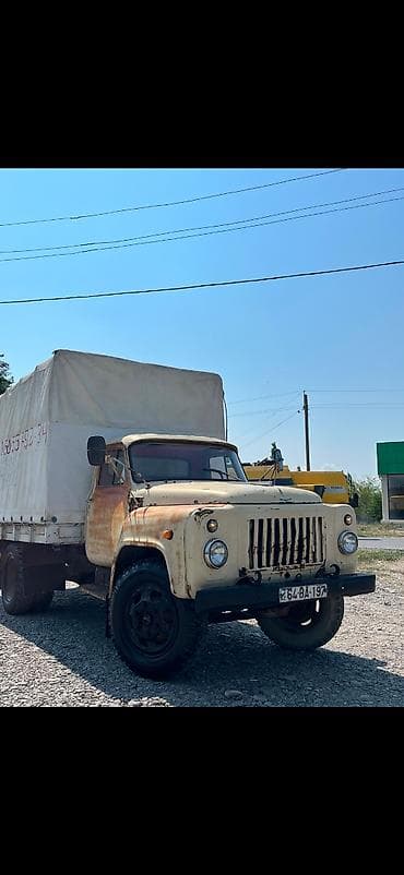 astra al: Yük maşını – tentli platforma - Marka/model: GAZ-53 (klassik ön — 5