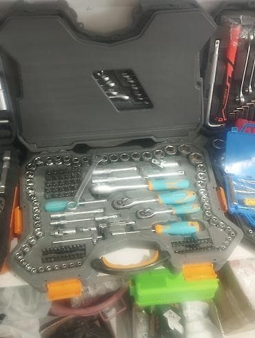 ulduz acar dəsti: Çoxfunksiyalı qollu alət dəsti – yığcam, möhkəm plastik çemodan — 1