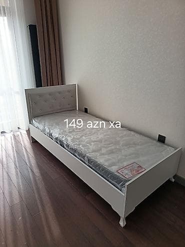 bolun: Tək nəfərlik çarpayı modelləri - Müxtəlif dizaynlar: ağ korpuslu — 5