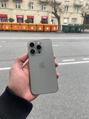 IPhone 15 Pro, 128 GB, Gümüşü, Simsiz şarj