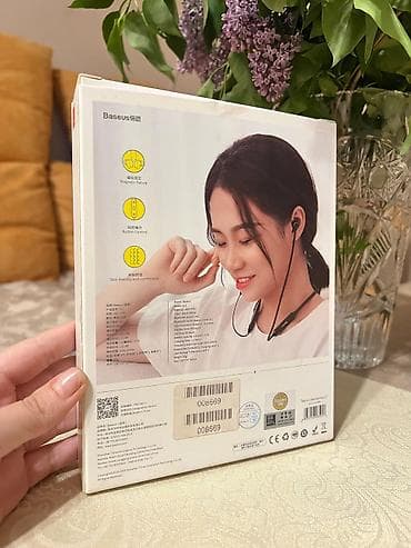 bluetooth qulaqlıq qiyməti: Yeni Simsiz (Bluetooth) Qulaqcıqlar, Baseus, rəng - Qara — 3