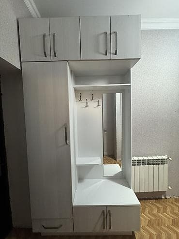 4 qapılı, Güzgülü, Boz, Açılan, Düz dolab — 3