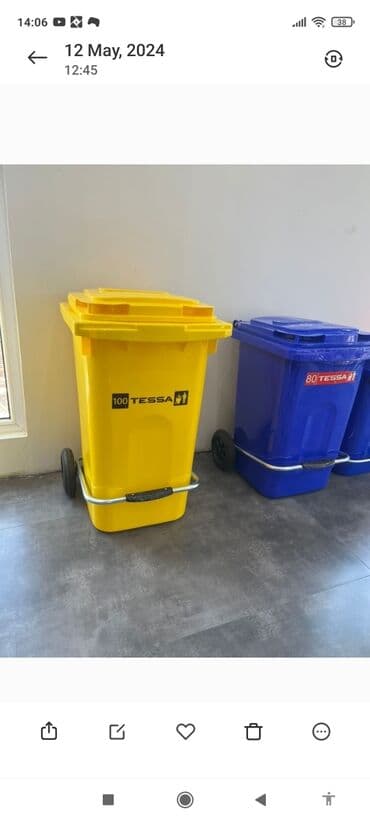 sutlac qablari: 20 litr 16m 40litr 25m 50litr 29m 60litr 36m 100 litr sadə təkərli — 1