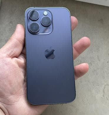 iphone 14pro mex telefon: IPhone 14 Pro, 128 GB, Deep Purple — 1