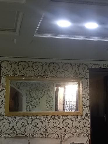 Güzgü Divar üçün, Düzbucaqlı, Dekorativ, Naxışlı