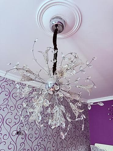 Çılçıraq, 10 və daha çox lampa, Metal