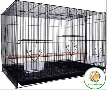 большая клетка для попугая: Tutuquşu qəfəsi. Qəfəs valyer (arakəsməsiz) Qəfəsin ölçüsü 60sm eni — 4