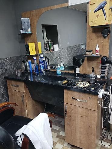 salon mebeleri: Peşəkar bərbər avadanlıqları dəsti real alici əlaqə saxlasin — 1