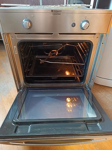 Hotpoint Ariston quraşdırılan elektrik sobası — model CISFBG IX/HA — 6