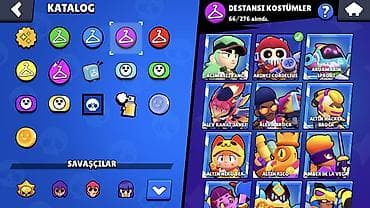 Brawl Stars hesabı – yüksək trofeyli və zəngin kontentli - Kupa yolu — 9