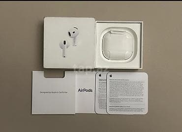 AirPods 4 USB C Son model. Əla vəziyyətdədir, az istifadə olunub