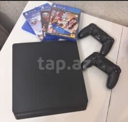 PlayStation 4 Slim satılır İdeal vəziyyətdədir, heç bir problemi