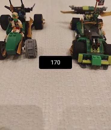 oyuncaq pişik: LEGO Ninjago temalı konstruksiya dəsti – yaşıl/qızılı rəng sxemində — 4