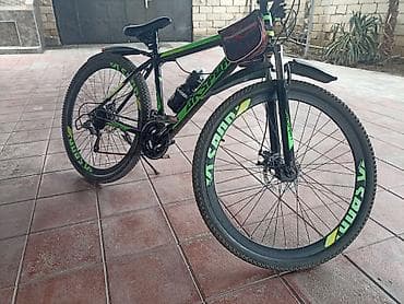 24 vesebet: Dağ/şəhər tipli velosiped – Asdon (yaşıl/qara dizayn) Xüsusiyyətlər — 3