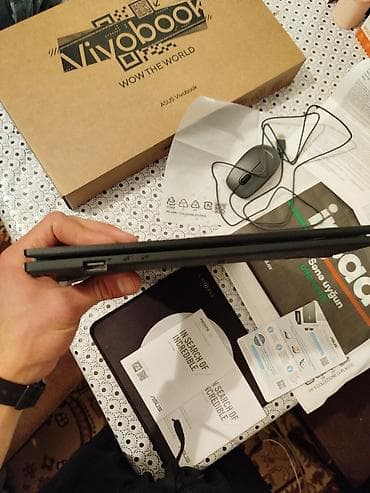 noutbuk masasi: Asus komputeri cox suretli batareyasi guclu yaddasi giclu — 6