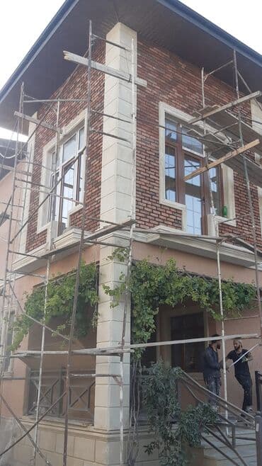 Digər tikinti xidmətləri: Fasad üçün dekorativ kərpic üzləmə xidməti - Klassik və vintaj — 18