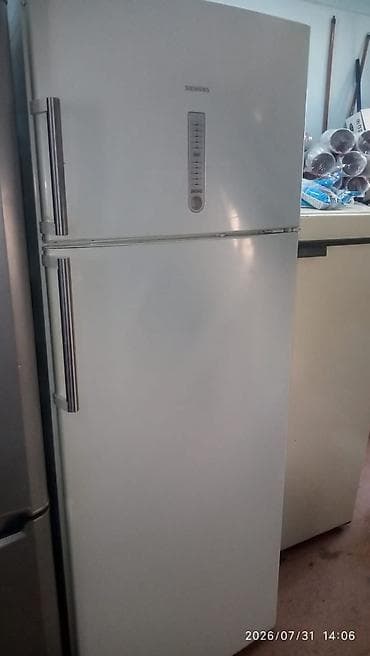 İşlənmiş 2 qapılı Siemens Soyuducu Satılır, rəng - Ağ, Dispenserli