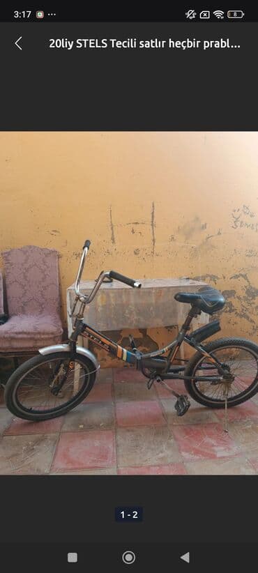 купить чемодан на колесах: İşlənmiş Şəhər velosipedi Stels, 20" — 1