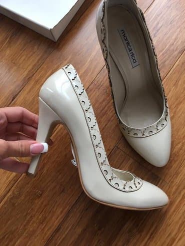 barya ayakkabı: Tuflilər, Ölçü: 36, rəng - Ağ, Yeni — 1