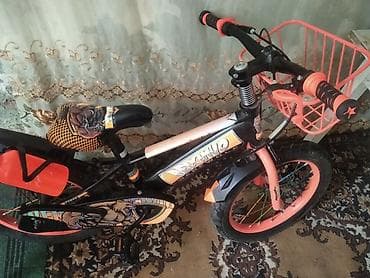 stels velosiped satisi: Uşaq velosipedi – 16 düym təkərlər - Rənglər: qara və narıncı — 1