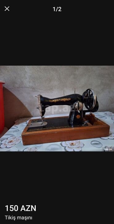 Musiqi alətləri: Mexaniki tikiş maşını – klassik model - Qol tipli korpus, metal — 1