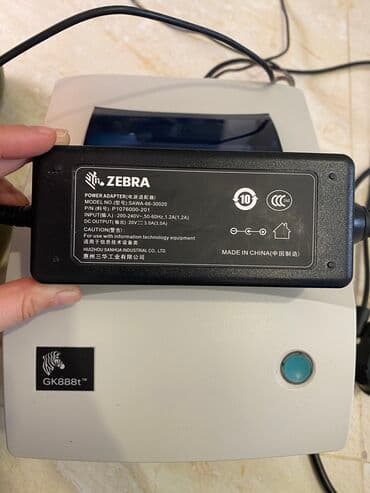 Etiket üçün printer. Zebra GK888t bir ay istifade olunub yep yeni
