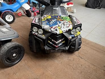 Uşaq yürütmə maşını – “SUPER CAR” dizaynlı - Tip: ayaqla idarə olunan