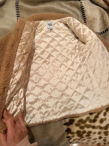 детские натуральные шубы: Пальто, Для девочек, 9 - 10 лет, Zara Kids — 5