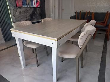 eboksit satilir: Açılan, Dördbucaq masa, 4 stul — 1