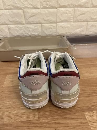 кросовки: Nike, Размер: 37.5, цвет - Белый, Б/у — 3