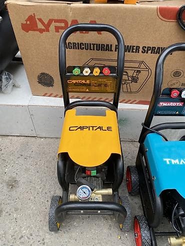 CAPITALE yüksək təzyiqli yuyucu aparat - Güclü elektrik mühərriki ilə