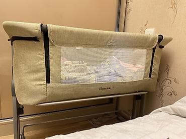 beşik matrası: Oğlan və qız üçün, İşlənmiş, Dördbucaq, Beşik, Dəst ilə, Matrassız, Yellənmə mexanizmsiz — 3