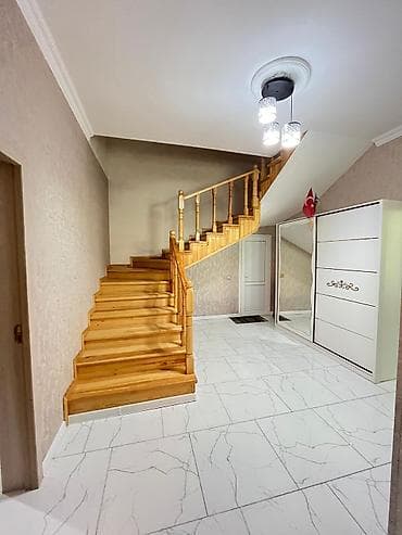 2 mərtəbəli həyət evi - Plan: 2 mərtəbə, geniş işıqlı otaqlar; yuxarı — 10
