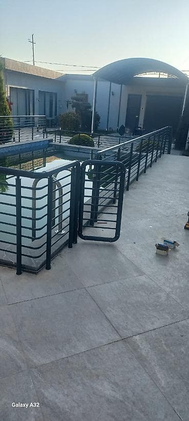 niva bar: Metal məhəccər və hovuz ətrafı təhlükəsizlik çəpəri - Material — 1