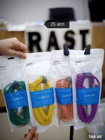 dicey aparatı: Kabel RC-F1 Musiqi alətləri kabeli RC-F1M SES KABELI Gitara kabeli — 17