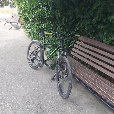 velosibet mtb: Dağ velosipedi – 27,5 - Çərçivə: yüngül alüminium, qara-yaşıl dizayn — 1