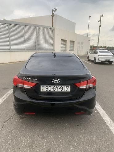 vito disk: Hyundai Elantra sedan – qara rəng, 4 qapı, AZ dövlət nömrə nişanı — 7