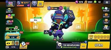satış təmsilcisi: Brawl Stars oyunu üçün yüksək səviyyəli hesab Xüsusiyyətlər: - — 9